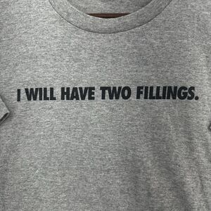 1999 Nike‎ I Will Have Two Fillings USWNT Gray Tshirt Large VTG UNIQUE RARE VTG